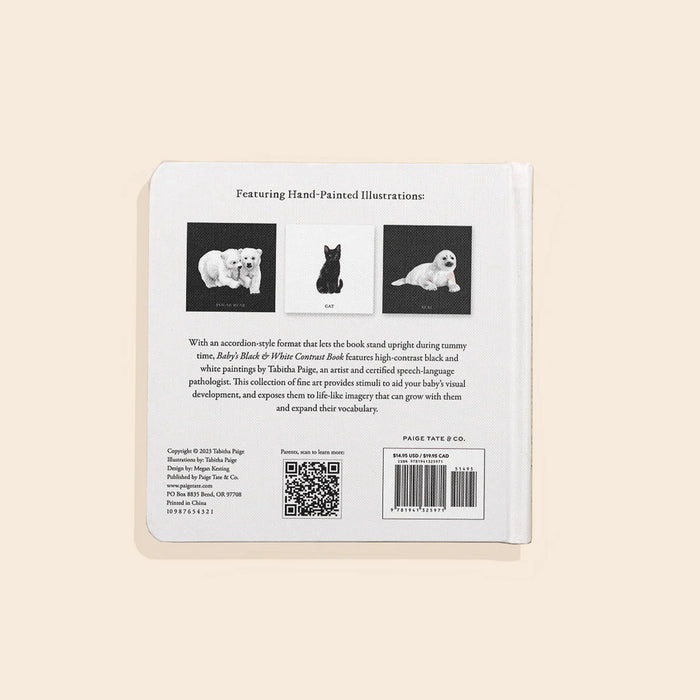 Black & White Contrast Book for Baby || Board Book