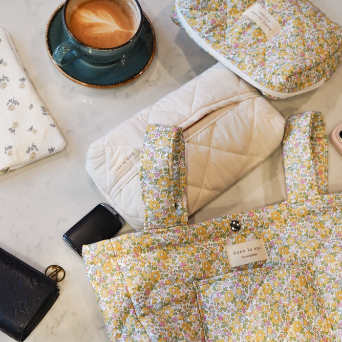 Mini Mama - Stroller organizer bag - Dans le sac x Liberty London - Pétale