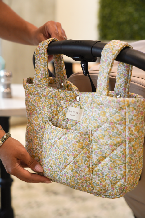 Mini Mama - Stroller organizer bag - Dans le sac x Liberty London - Pétale