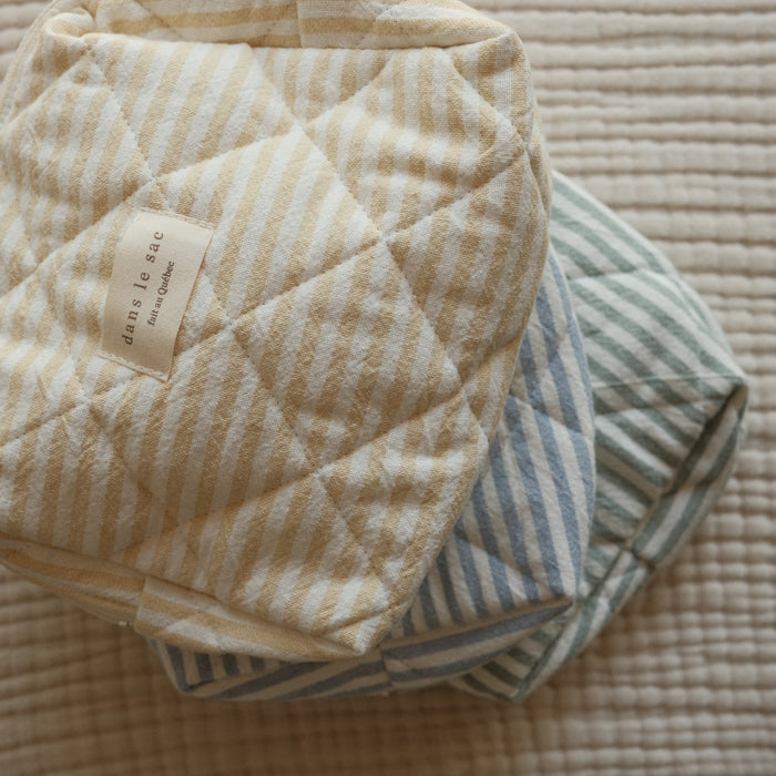 Pouch MAMA - Yellow stripes