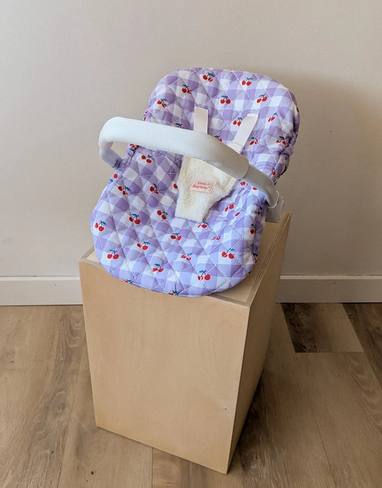Doll Capsule - Cherry gingham