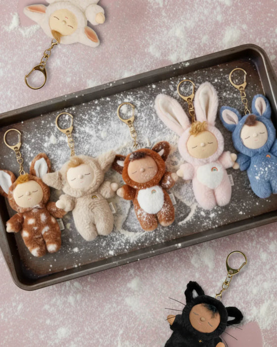 Cozy Bag Charm - Lamby Pookie
