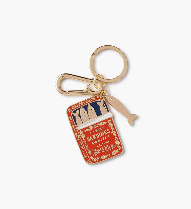 Sardine Enamel Keychain