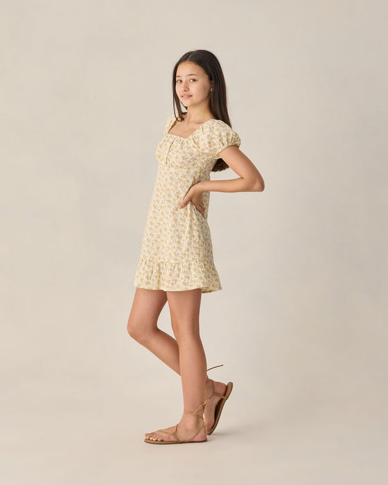 Teen Liv Dress - Yellow Floral