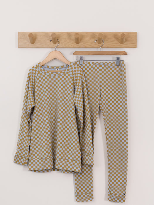 Little & Lively Checkered Lounge Set