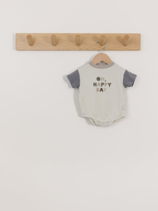 Quincy Mae Happy Day Bubble Romper