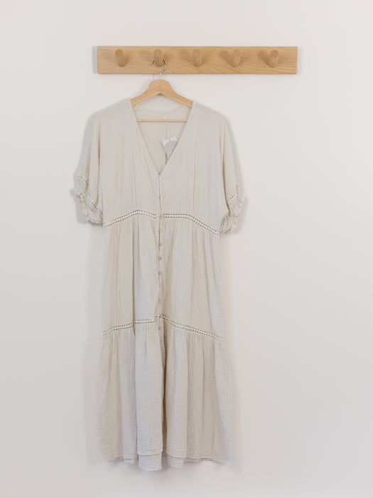 Rylee + Cru Mandi Dress || Ivory