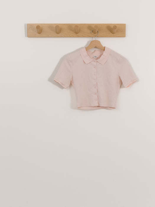 Sunday Best Collared Button Up Top