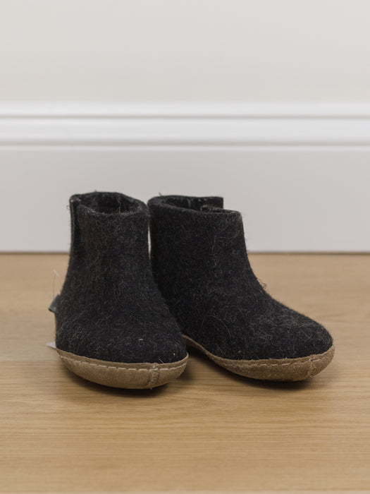 Glerups Charcoal Slippers