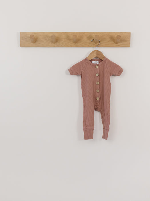Mebie Baby Ribbed Romper