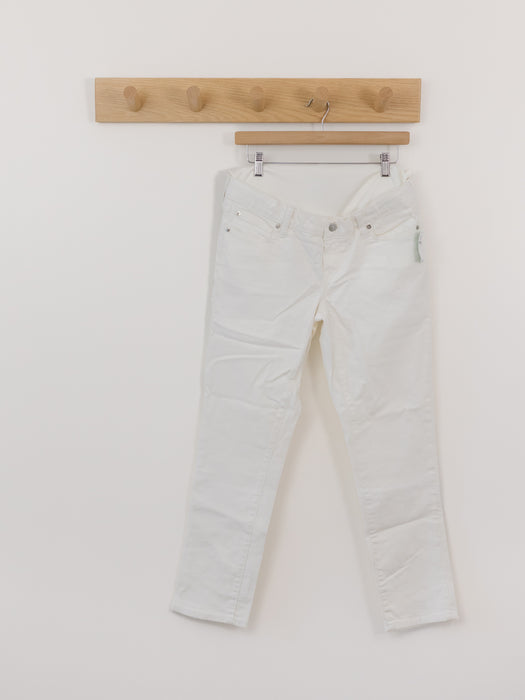 Gap - White Maternity Jeans