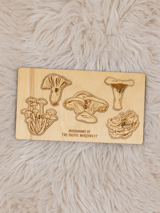 Lunamova Mushrooms of the Pacific Northwest Puzzle
