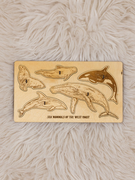 Lunamova Sea Mammals of the West Coast Puzzle