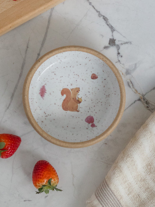 Speckled Stoneware Toddler Bowl
