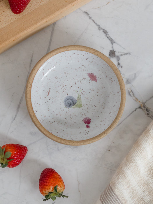 Speckled Stoneware Toddler Bowl