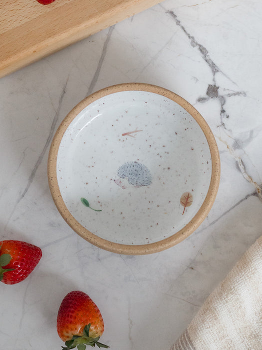 Speckled Stoneware Toddler Bowl