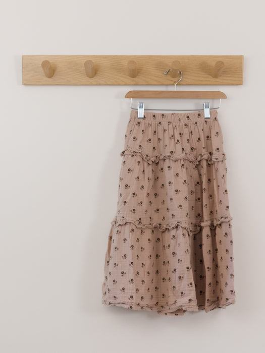 Rylee + Cru Tiered Midi Skirt || Floral