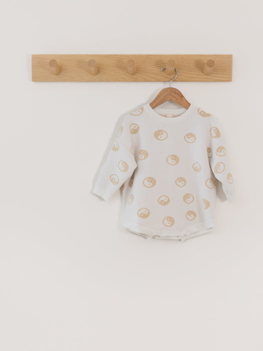 Maki Terry Towelling Romper || Yin & Yang