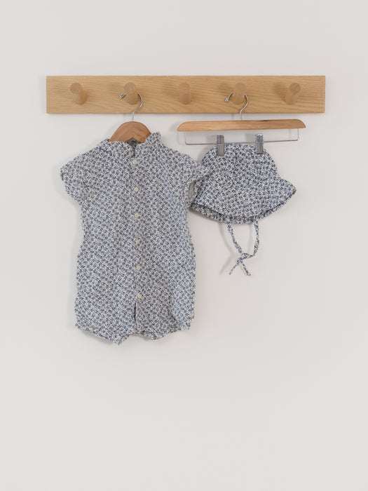 Petit Bateau Romper with Hat