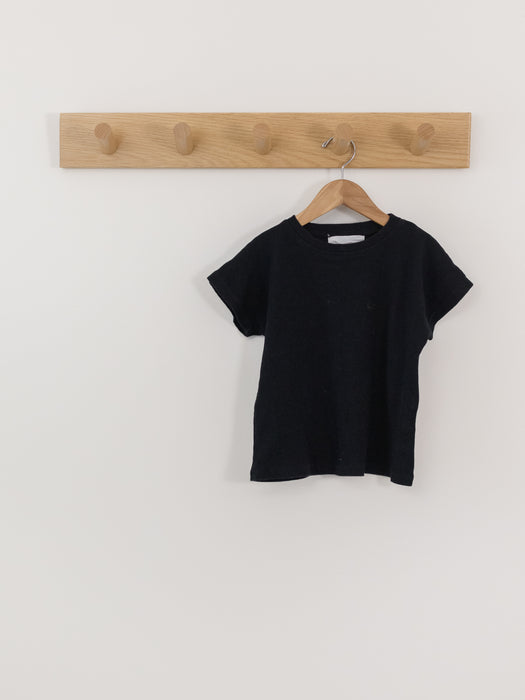 Kindly Rib Tee || Black