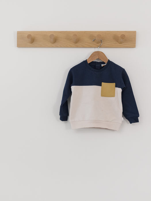 Firsts By Petit Lem Colour Block Sweatshirt