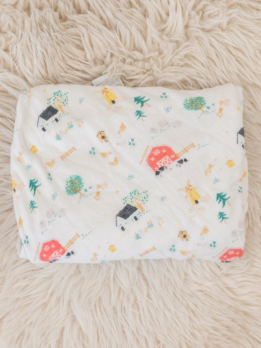 Loulou Lollipop Farm Hooded Towel