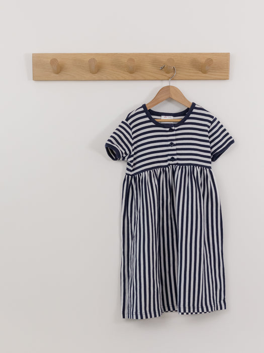 Hanna Andersson Stripe Button Up Dress