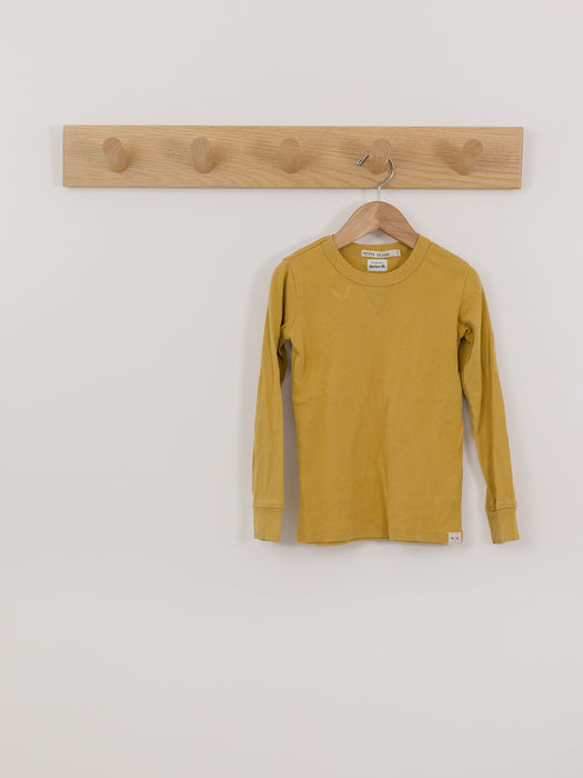 Petits Vilains Organic Cotton Long Sleece - Mustard