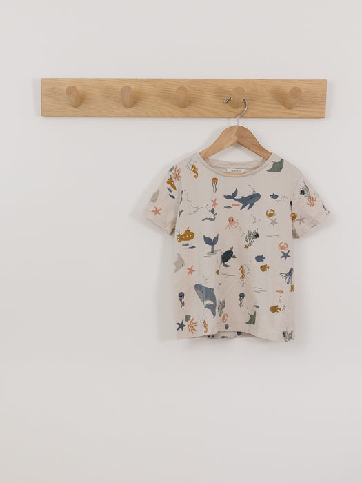Liewood Apia Printed Shortsleeve T-Shirt || Sea Creature Sandy