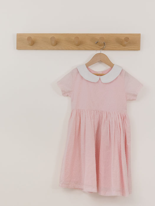 Lavender & Lillie Pink Peter Pan Collar Dress