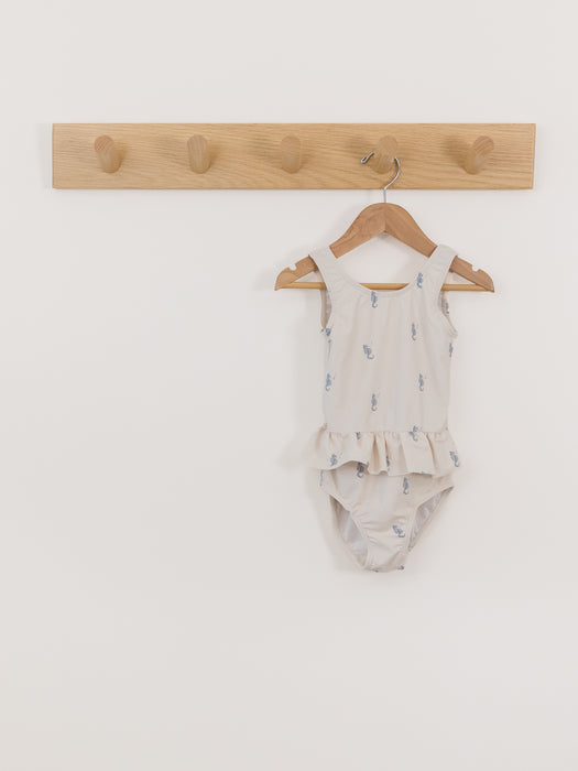 Quincy Mae Seahorse Ruffle Swimsuit