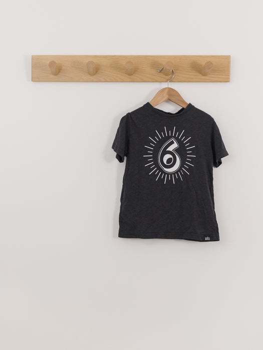 Whistle & Flute Milestone Birthday "6" Tee