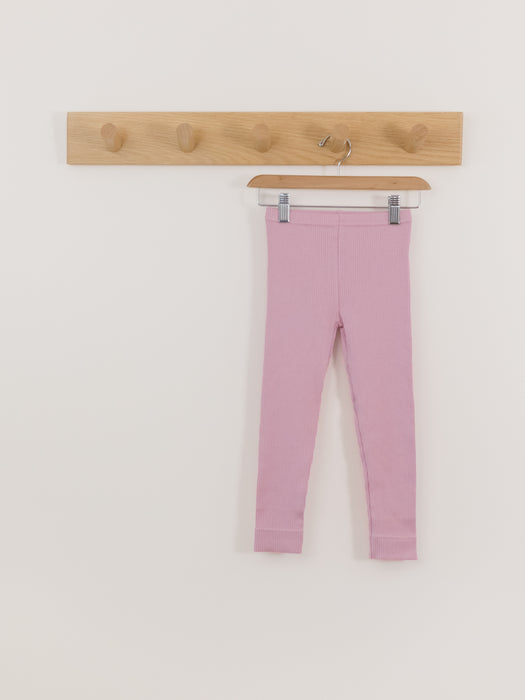 Jamie Kay Pink Ribbed Leggings