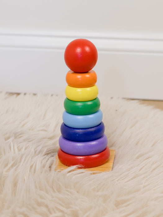 Mellissa & Doug Stacking Toy Rainbow Stacker