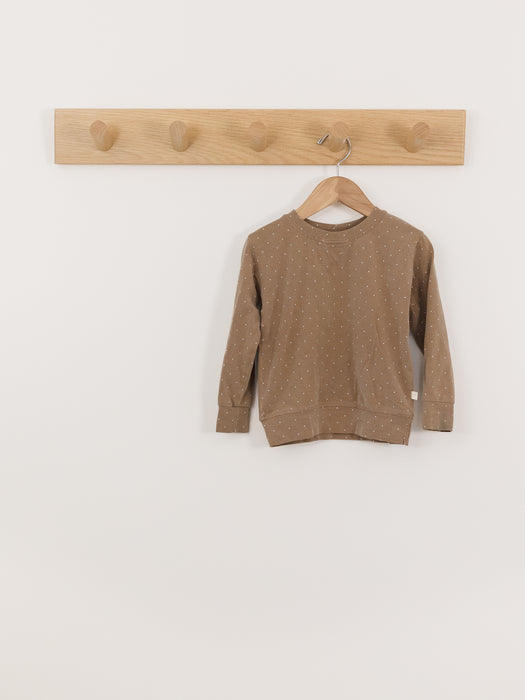 Jax + Lennon Long Sleeve Top || Polka Dot