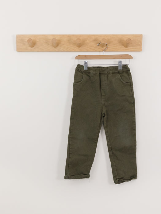 Donsje Amsterdam Dark Green Cuffed Trousers