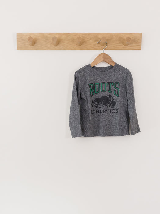 Roots Kids Long Sleeve Logo Tee