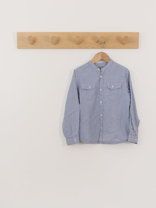 Bonpoint Button Up Pinstripe Top