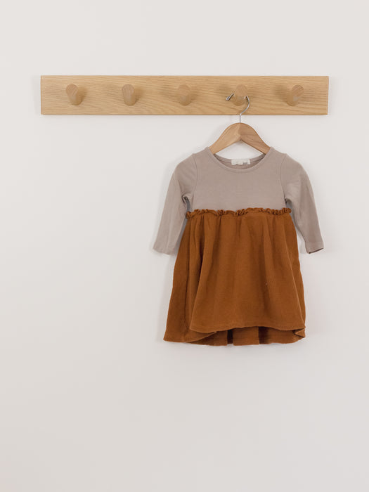 Griege. Waffle & Jersey Dress