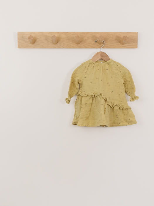 Rylee & Cru Yellow Ruffle Baby Dress