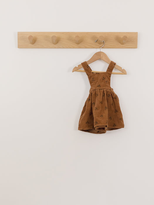 Rylee & Cru Brown Corduroy Pinafore Dress
