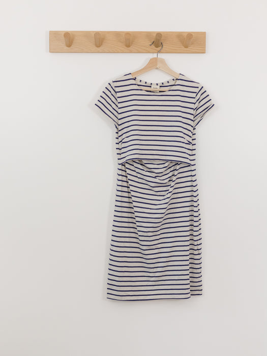 Boob Striped Nursing T-Shirt Dress