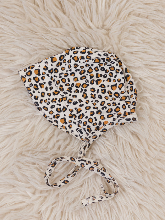 Little + Lively Garden Bonnet || Leopard