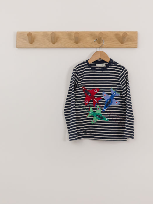 JoJo Maman Bébé Fighter Jets Long Sleeve Tee