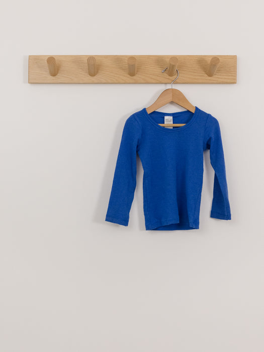 Merino Country Blue Long Sleeve Merino Tee