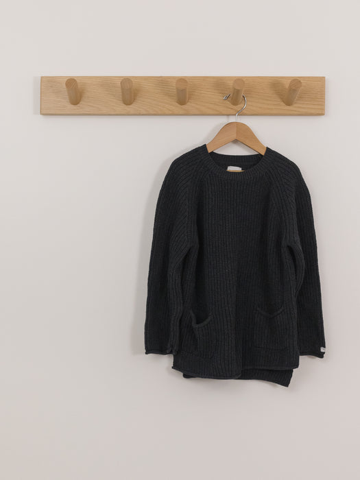 Donsje Dark Grey Pocket Pullover