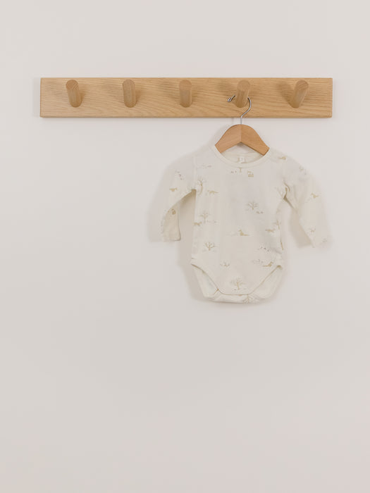 Quincy Mae Longsleeve fox Onesie