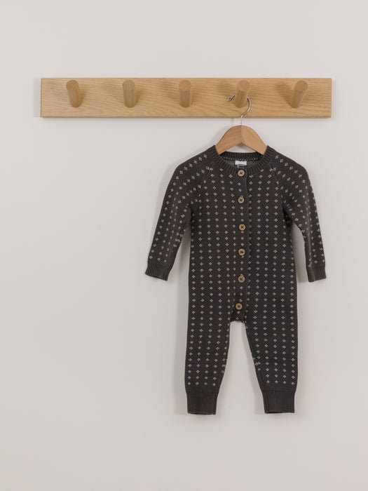 Jamie Kay Button Up Knit Romper