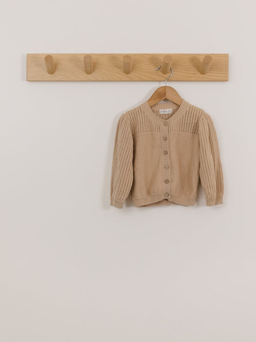 Quincy Mae Peach Cardigan