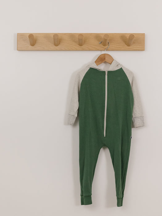 Little & Lively Hooded Zip Romper